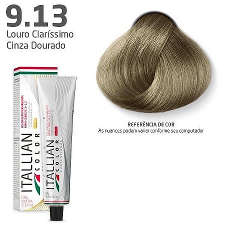 Coloração Itallian Color LOURO CLARRISSIMO  DOURADO 9.13 60g