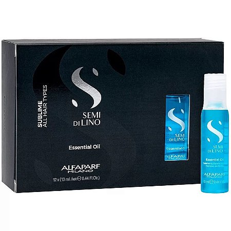 Alfaparf Semi Di Lino Sublime Essential Oil Ampola Azul 12un