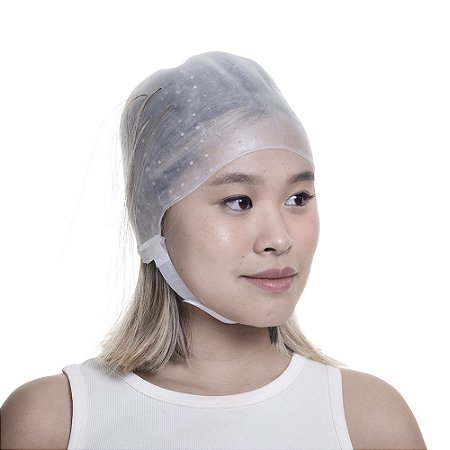 Touca Especial Com Fechamento Para Mechas e Reflexos
