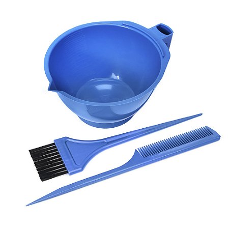 Kit de Tintura com Tigela Pente e Pincel Santa Clara