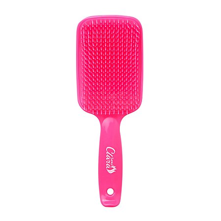 Escova Para Cabelo Flex Color Com Cerdas Flexíveis Pink
