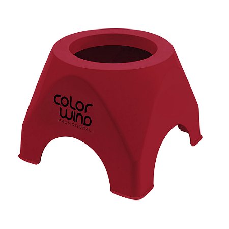 Suporte de Mesa Vermelho para Secador de Cabelo Santa Clara