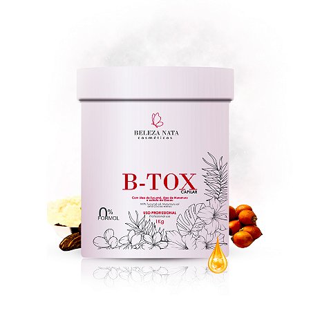 B-tox Capilar Sem Formol Beleza Nata 1Kg