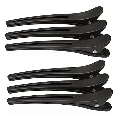 Clips Antiestático de Carbono Especial Para Cabelos 6 Unids