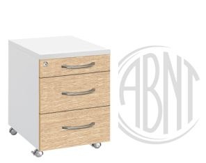 Gaveteiro Volante 3 Gavetas ABNT
