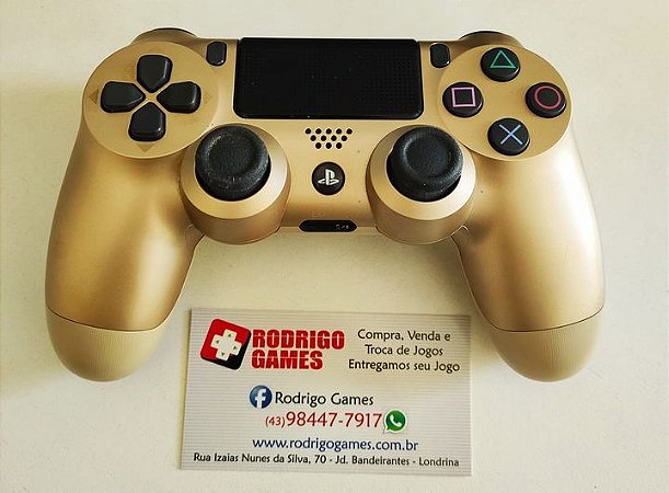 Controle Dourado - PS4 ( USADO )