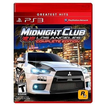 Midnight Club: Los Angeles Complete Edition - Ps3 ( USADO )
