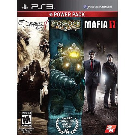 2k Power Pack  2 jogos / Bioshock 2 / Mafia 2 - PS3 ( USADO )