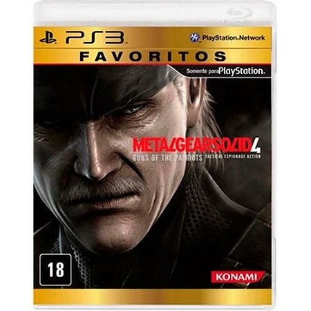 Metal Gear Solid 4 - PS3 ( USADO )