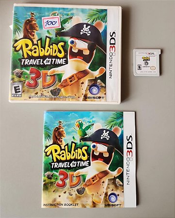 Rabbids Travel In Time 3d - Nintendo 3ds ( USADO )