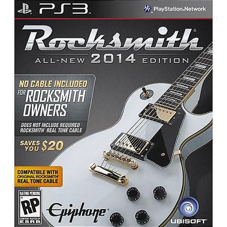 Rocksmith 2014 - Não inclui cabo para Guitarra - PS3 ( USADO )