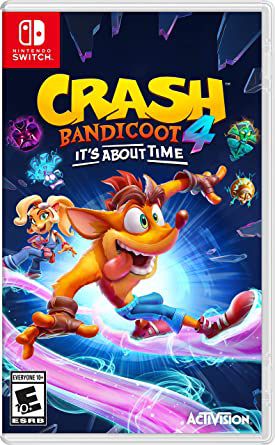 Alugue Jogo Nintendo Switch Crash Bandicoot 4 Its About Time - Rei dos  Portáteis - De gamer para gamers.