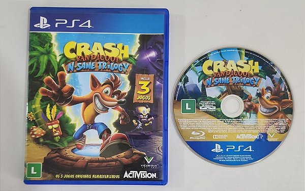 Crash Bandicoot N. Sane Trilogy - PS4 ( USADO )