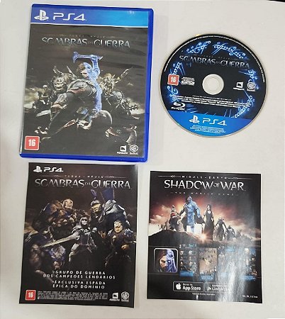 Sombras da Guerra - PS4 ( USADO )