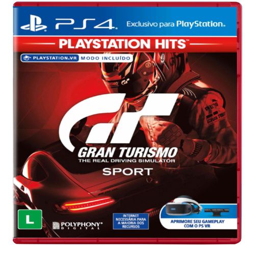 Gran Turismo Sport - PS4 ( NOVO )