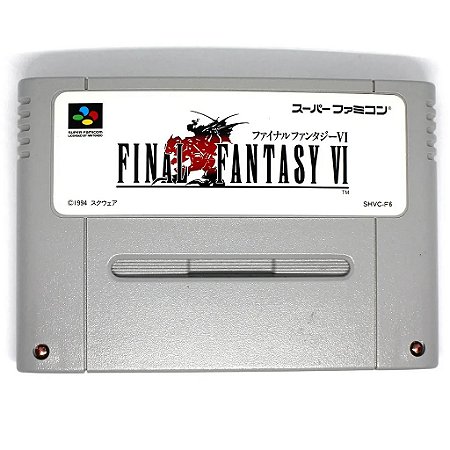 Final Fantasy Vi 6 - Super Famicom Super Nintendo JP ( USADO )