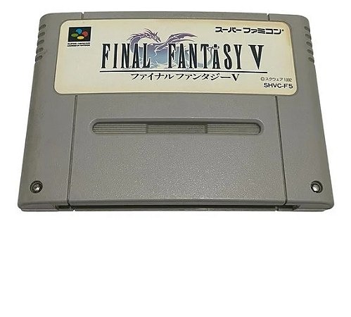 Final Fantasy V - Famicom  Super Nintendo - JP Original ( USADO )