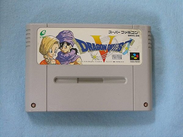 Dragon Quest V Famicom Super Nintendo JP Original USADO