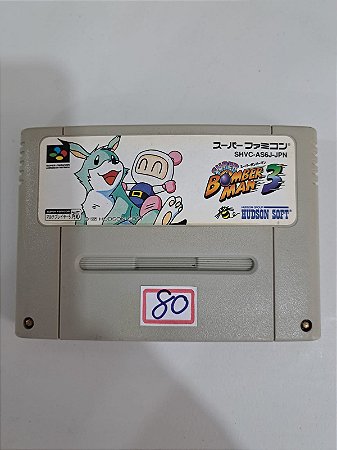 Super Bomberman 3 - Famicom Super Nintendo - JP Original ( USADO )