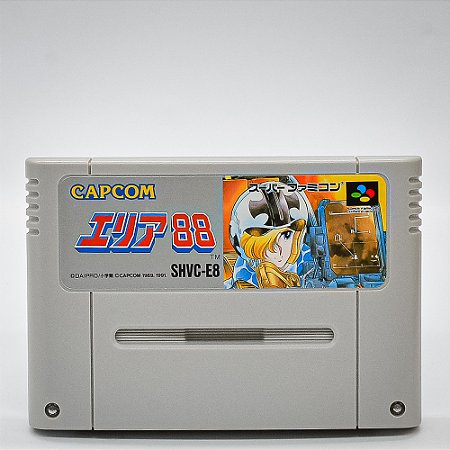 Área 88 - Famicom  Super Nintendo - JP Original ( USADO )