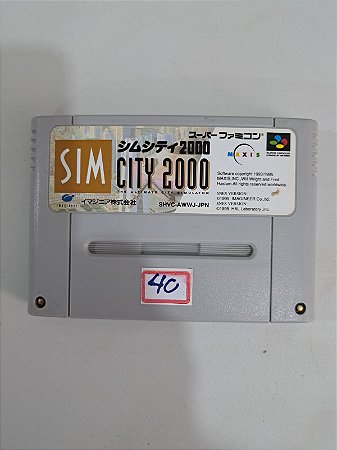 Sim City 2000 - Famicom Super Nintendo - JP Original ( USADO )