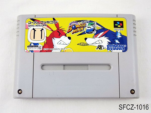 Super Bomberman 5 - Famicom  Super Nintendo - JP Original ( USADO )