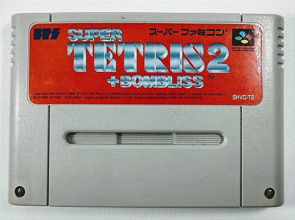 Super Tetris 2 - Famicom  Super Nintendo - JP Original ( USADO )