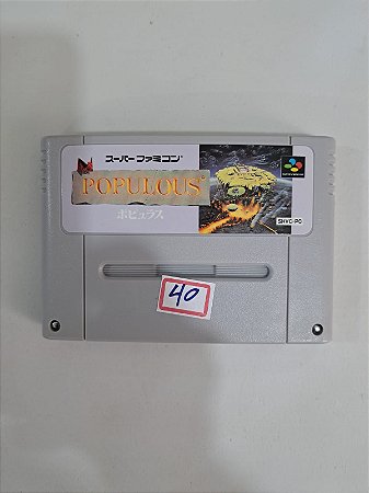 Populous - Famicom Super Nintendo - JP Original ( USADO )