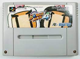 Super Bomberman 4 - Famicom  Super Nintendo - JP Original ( USADO )