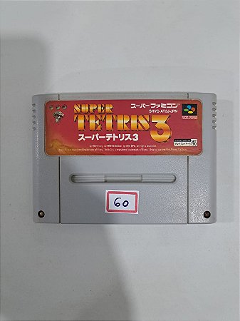 Super Tetris 3 - Famicom Super Nintendo - JP Original ( USADO )