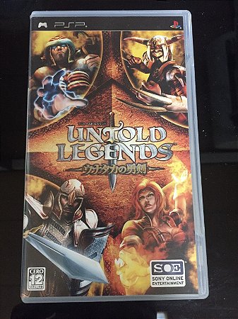 Untold Legends - PSP - JP Original ( USADO )
