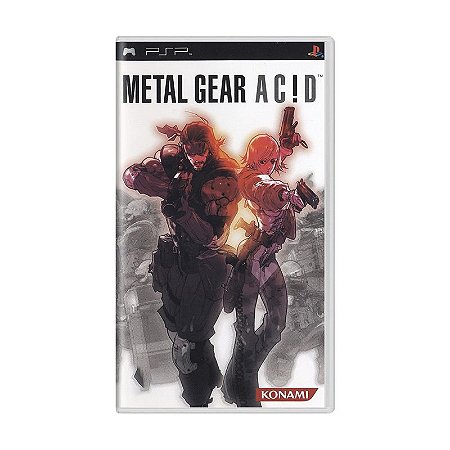 Metal Gear Acid - PSP - Americano Original ( USADO )