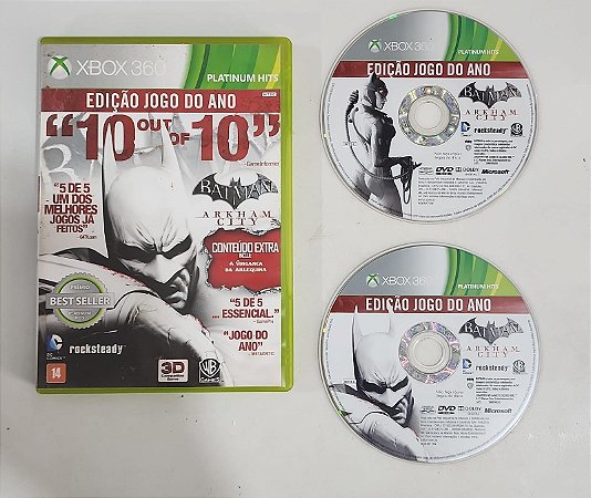 Batman Arkham City - Edição Jogo do Ano - Xbox 360 Platinum hits ( USADO )