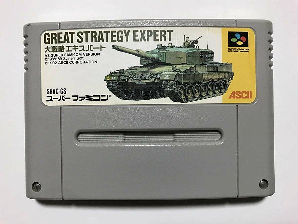 Great Strategy Expert Simulation - Famicom  Super Nintendo - JP Original ( USADO )