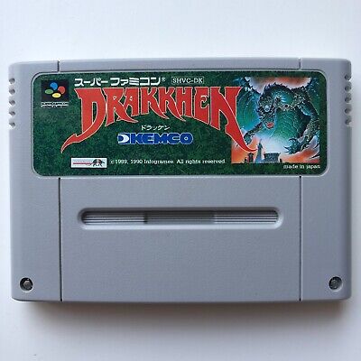 Drakkhen - Famicom  Super Nintendo - JP Original ( USADO )