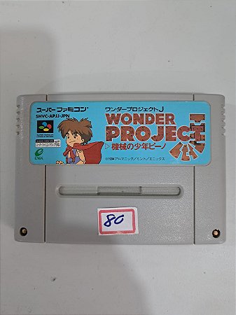 WONDER PROJECT - Famicom Super Nintendo - JP Original ( USADO )