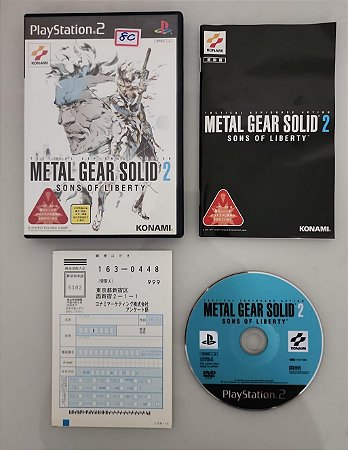 Metal Gear Solid 2 Sons of Liberty - Playstation 2 - JP Original ( USADO )