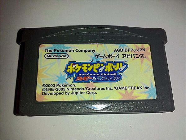 Pokemon Pinball  - Game Boy Advance JP ( USADO )