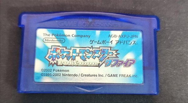 Pokemon Sapphire - Game Boy Advance JP ( USADO )