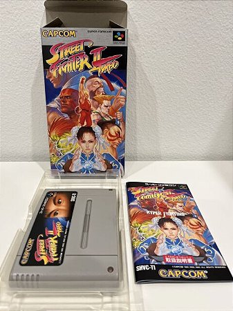 Street Fighter 2 Turbo ( CIB ) - Famicom  Super Nintendo - JP Original ( USADO )