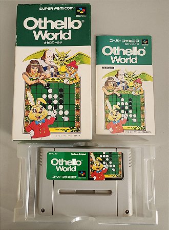 Othello World CIB - Famicom  Super Nintendo - JP Original ( USADO )
