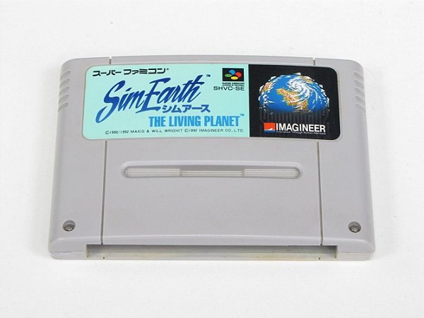 Sim Earth - Famicom  Super Nintendo - JP Original ( USADO )