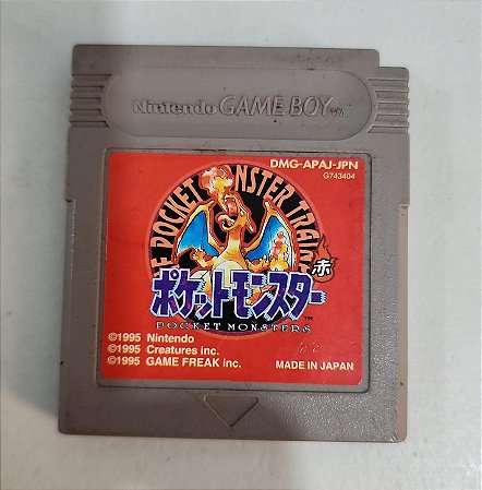 Pokemon Red - Game Boy JP ( USADO )