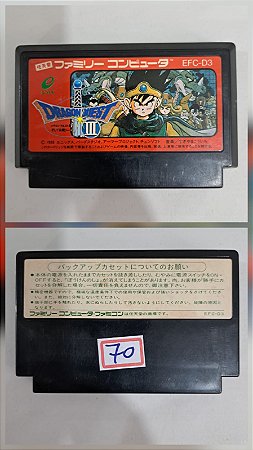 Dragon Quest 3 - Nintendo Famicom - Family Computer ( USADO )