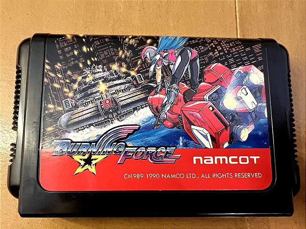 Burning Force - Mega Drive  JP ( USADO )