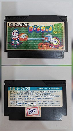 Dig Dug 2 - Nintendo Famicom - Family Computer ( USADO )