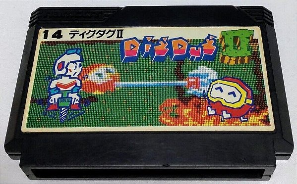 Dig Dug 2 - Nintendo Famicom - Family Computer ( USADO )