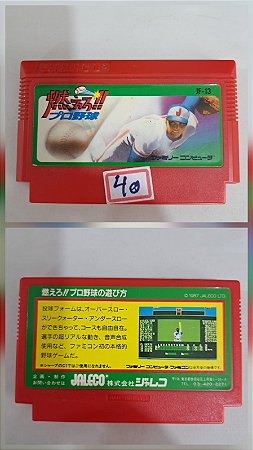 MOERO PRO BASEBALL - Nintendo Famicom - Family Computer ( USADO )