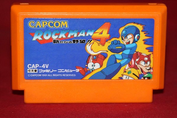 Rockman 4 - Nintendo Famicom - Family Computer ( USADO )