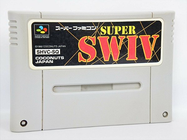 Super SWIV - Famicom  Super Nintendo - JP Original ( USADO )